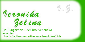 veronika zelina business card
